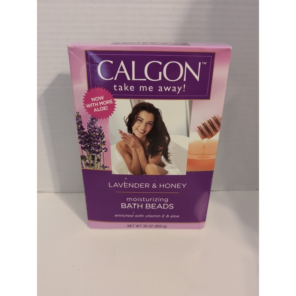 Calgon Ultra-Moisturizing Bath Beads‎ Lavender & Honey Fragrnace 30 oz